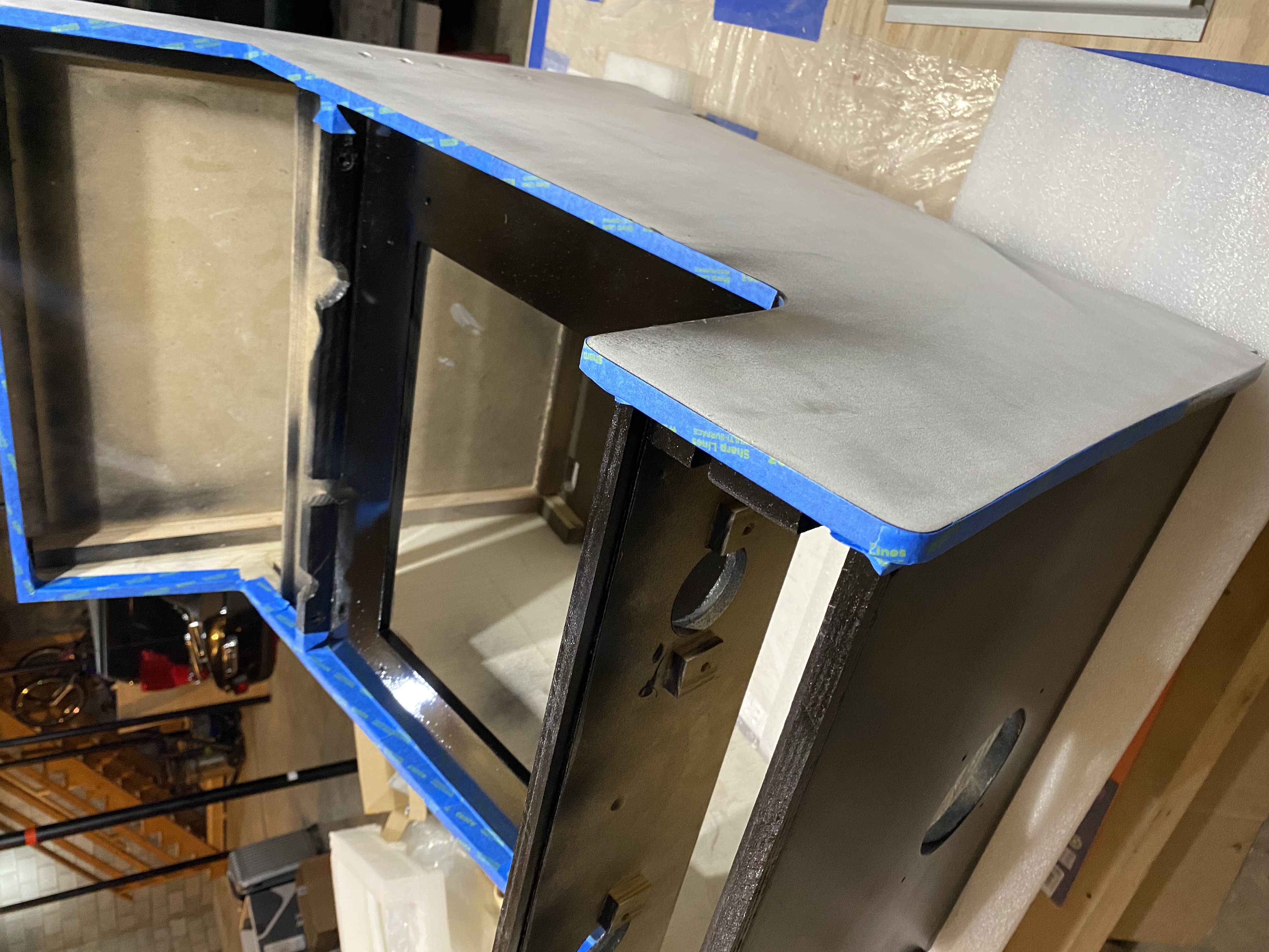 RetroPie Arcade Black Paint Work RetroPie Arcade Black Paint Work
