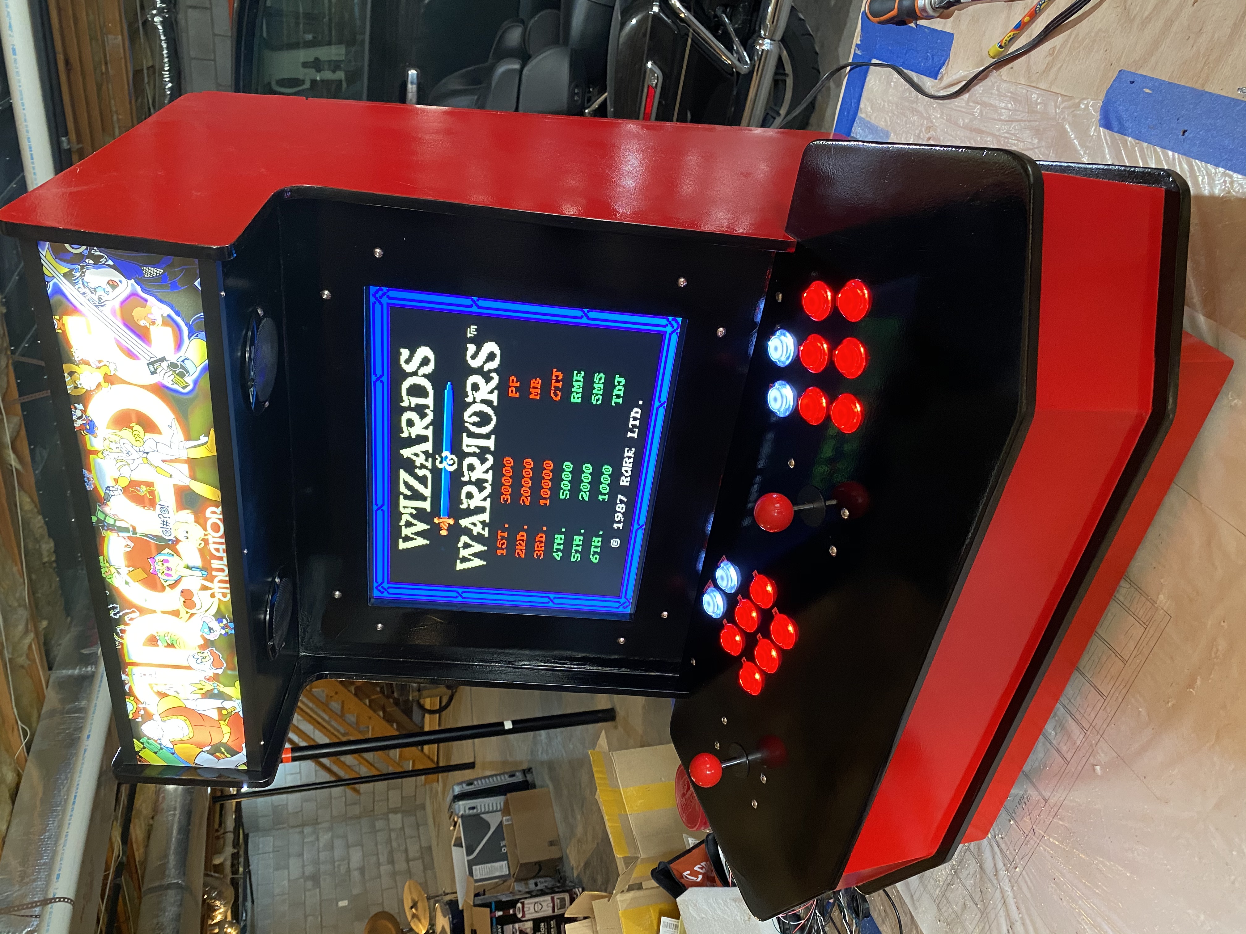 RetroPie Arcade Playing Wizards & Warriors RetroPie Arcade Playing Wizards & Warriors