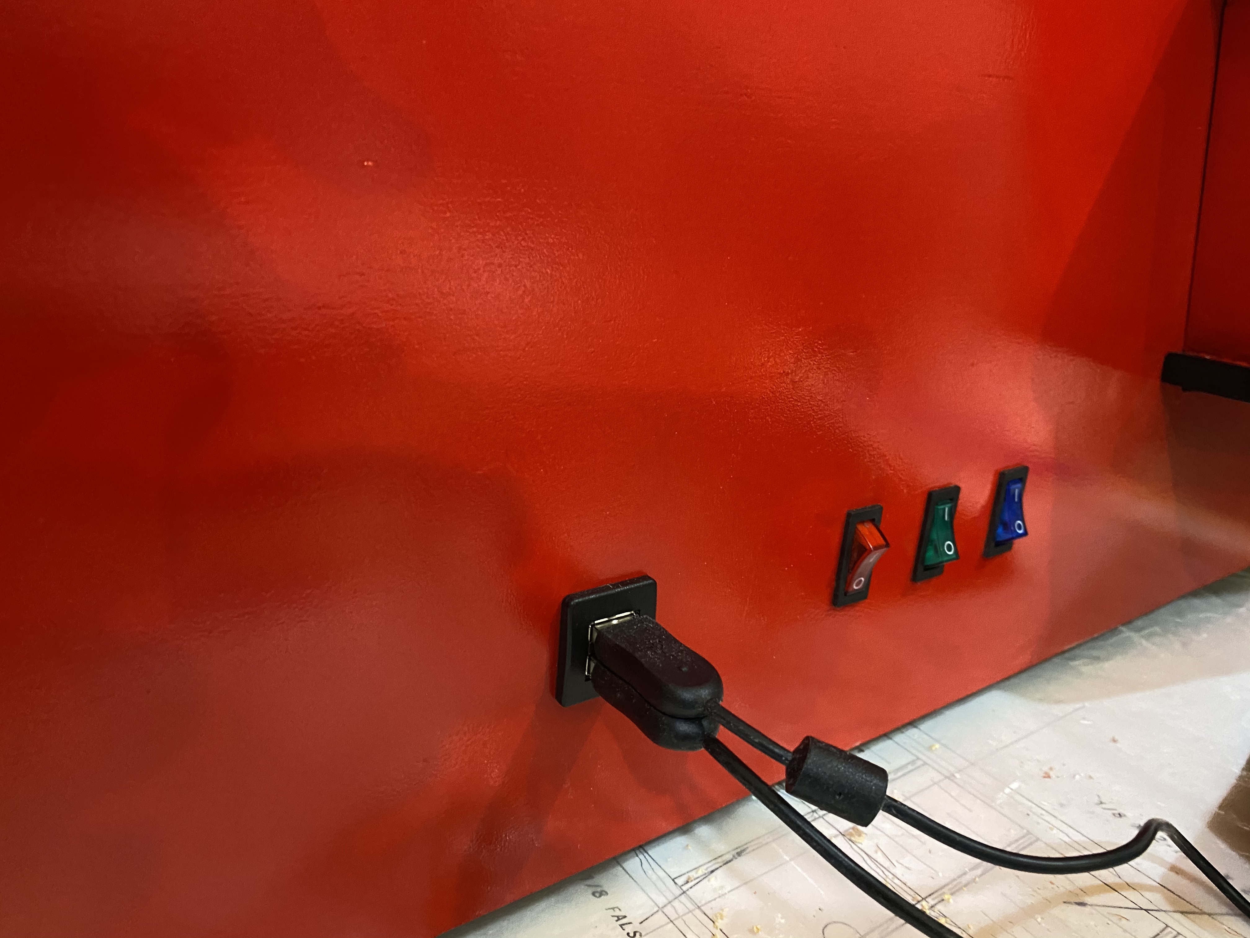 RetroPie Arcade USB Plug Outlets & Power Switches
